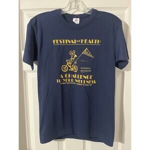 Vintage Notre Dame Festival Of Health Shirt Sz M Stanz Food Service